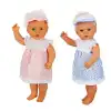 1060011 Lila Sesli Saçlı Et Bebek 60 cm - Stokta Olan Model Gönderilir