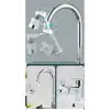 1080 ° Derece Dönebilen Filtreli Lavabo Musluk Başlığı