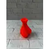 11 Cm Turuncu Kalp Formlu Mini Vazo Es Dekoratif Obje