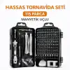 115 Parça Manyetik Uçlu Hassas Tornavida Seti