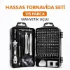 115 Parça Manyetik Uçlu Hassas Tornavida Seti
