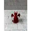 12 cm Kırmızı Ejderha Figürü Koleksiyonluk Dekoratif Biblo