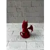 12 Cm Kırmızı Ejderha Figürü Koleksiyonluk Dekoratif Biblo