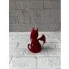 12 cm Kırmızı Ejderha Figürü Koleksiyonluk Dekoratif Biblo