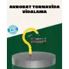 12 Parça Akrobat Bits Seti Çok Amaçlı Vidalama Dayanıklı Çelik