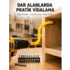 12 Parça Akrobat Bits Seti Çok Amaçlı Vidalama Dayanıklı Çelik Yeni Nesil