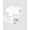 120W Süper Hızlı Şarj Adaptörü – Type-C Kablo Dahil, Yüksek Voltaj Korumalı