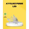 126 Led Yıldız Ay Figürlü Perde Işık Romantik Ambiyans
