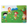 1276-CS , İlkbahar Ahşap Yer Puzzle