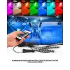 12V LED Işık Seti – Kumandalı ve Renk Ayarlı