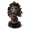 13x9 cm Polyester Aslan Büstü