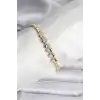 14K Gold Renk Kaplama Kalp Model CM Kadın Bileklik