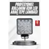 16 Ledli Çalışma Lambası Araç Görüş Lambası Oto Lamba