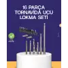 16 Parça Bits ve Adaptör Seti Vidalama Tamir Bakım Seti