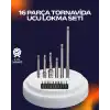 16 Parça Usta İşçilik Bits Takımı Vida Sökme Takma Set