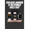 1.83 İnç Akıllı Saat Android ve İOS Uyumlu Çağrı Cevaplayabilen Adımsayar GPS Takibi