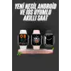 1.83 İnç Akıllı Saat Android Ve İos Uyumlu Çağrı Cevaplayabilen Adımsayar Gps Takibi