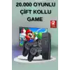 2 Kollu Kablosuz 2.4G Retro Oyunlar 4k Game Stick 3500 Oyun Atari