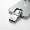 2si 1 Arada USB 3.2 Type-C Ve USB 64GB Metal Flash Disk