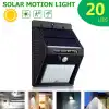 20 Ledli Hareket Sensörlü Dış Mekan Solar Lamba
