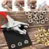 200 Adet Paslanmaz Çelik Çıtçıt Ve Pense Seti Metal Çıt Çıt Makinesi