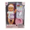 2030121 Sunman, Boubou Altını Islatan ve Konuşan Bebek Seti 30 cm