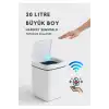 20L Akıllı Sensörlü Çöp Kovası UV Işık Koku Geçirmez Mutfak Banyo Ofis İçin