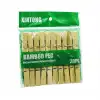 20pcs Ahşap Bambu Mandal Bx40