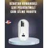 2800 Pa Güçlü Emişli Akıllı Cam Temizleyici Robot