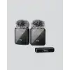 2in1 Kablosuz Yaka Mikrofonu İos Ve Android Uyumlu