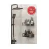 2’li banyo organizer düzenleyici yapışkanlı raf