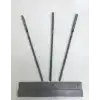 3+2 Paket Kara Şimşek Çelik  Kalın Yedek Uc Kürek Ve Kalın Kesme Yedek Bıçak