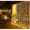 3*2 Perde Led Sarı Işık