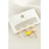 3 Adet Bulut Şimşek Zirkon Taşlı Küpe