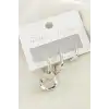3 Adet Damla Zirkon Taşlı Küpe