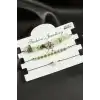 3 Adet Deniz Yıldız Mineli Kırık Doğaltaş Bileklik