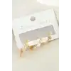 3 Adet Kalp Zirkon Taşlı Küpe