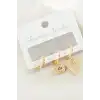 3 Adet Kalp Zirkon Taşlı Küpe