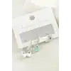 3 Adet Kelebek Zirkon Taşlı Küpe