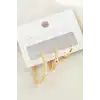 3 Adet Oval Zirkon Taşlı Küpe