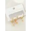 3 Adet Şimşek Zirkon Taşlı Küpe