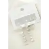 3 Adet Yıldız Zirkon Taşlı Küpe