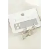 3 Adet Yıldız Zirkon Taşlı Küpe