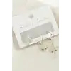 3 Adet Yıldız Zirkon Taşlı Küpe