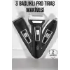 3 Başlıklı Profesyonel Tıraş Makinesi