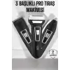 3 Başlıklı Profesyonel Tıraş Makinesi