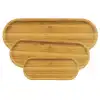 3lü Oval Sunum Tabağı Seti