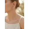3 lü Set Gold Renk Halka Model Küpe