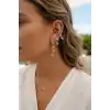 3 lü Set Gümüş Renk Deniz Yıldızı Model Küpe