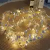 3 Metre Yaldızlı Gümüş LED Işık